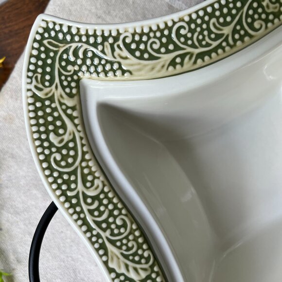 10.25" Bakeware Caserole Dish Presentable Ovenware Temp-Tations by Tara - Picture 5 of 16